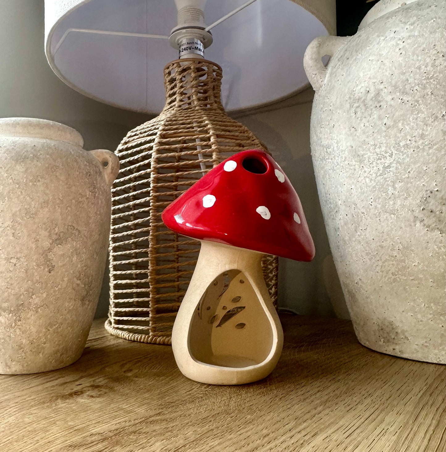 Leaning Toadstool Tealight Holder