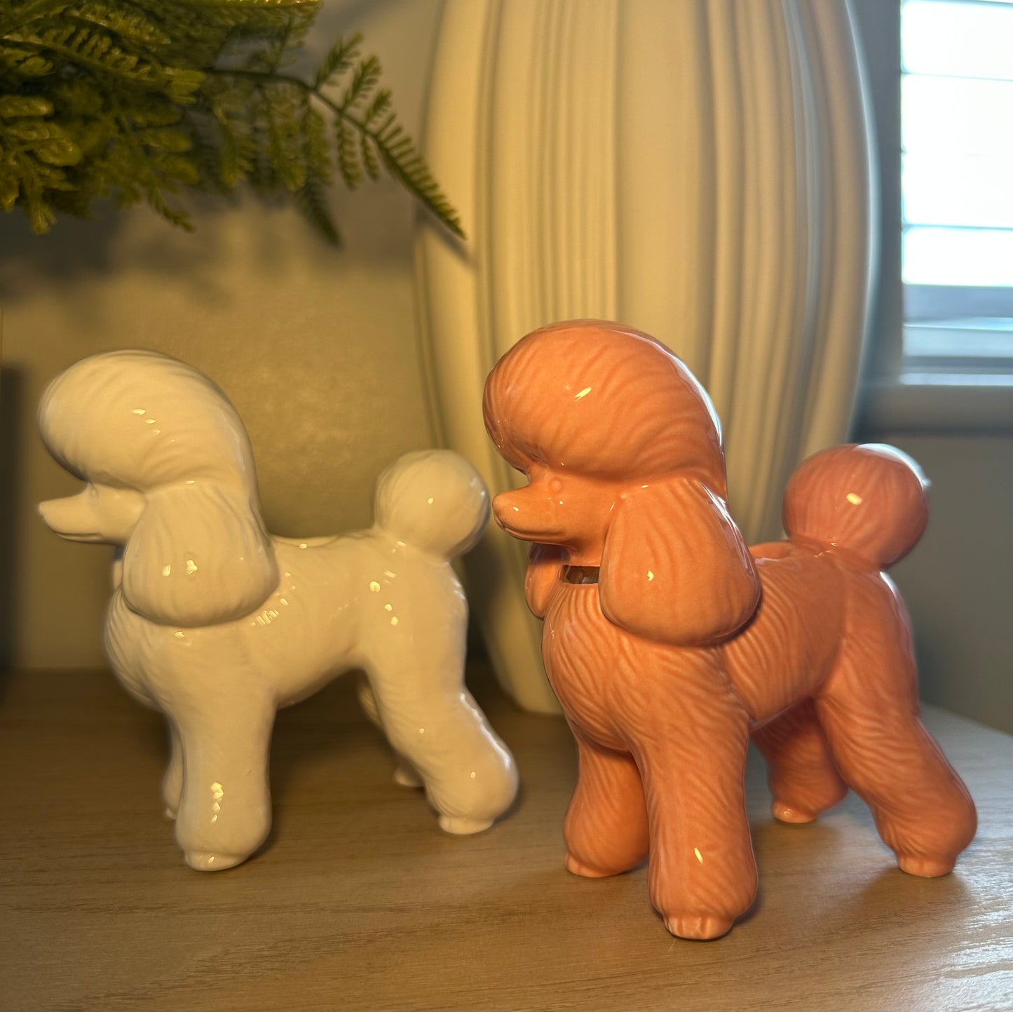 Poodle candle holders