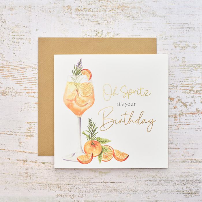 Spritz Birthday Card