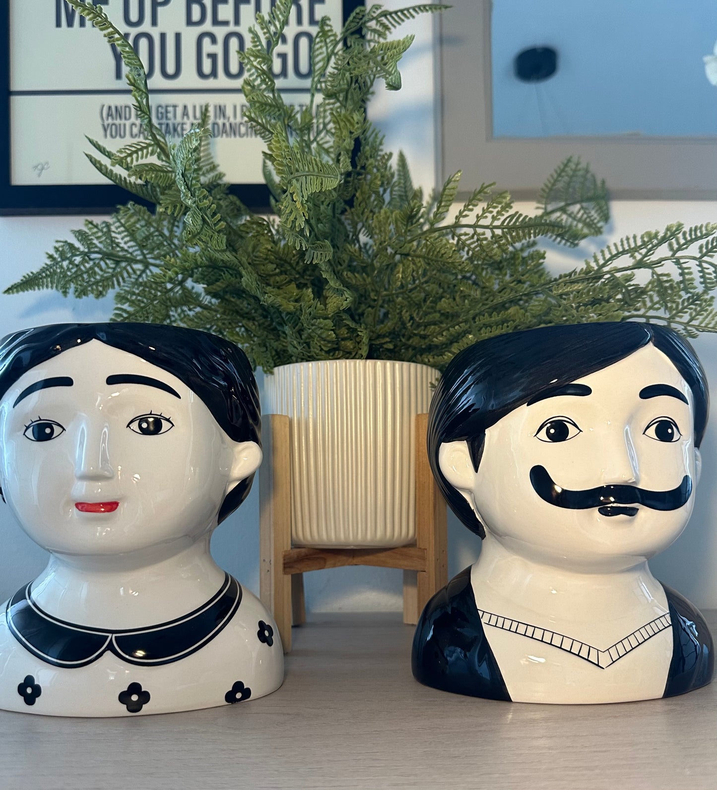 His and Hers pot