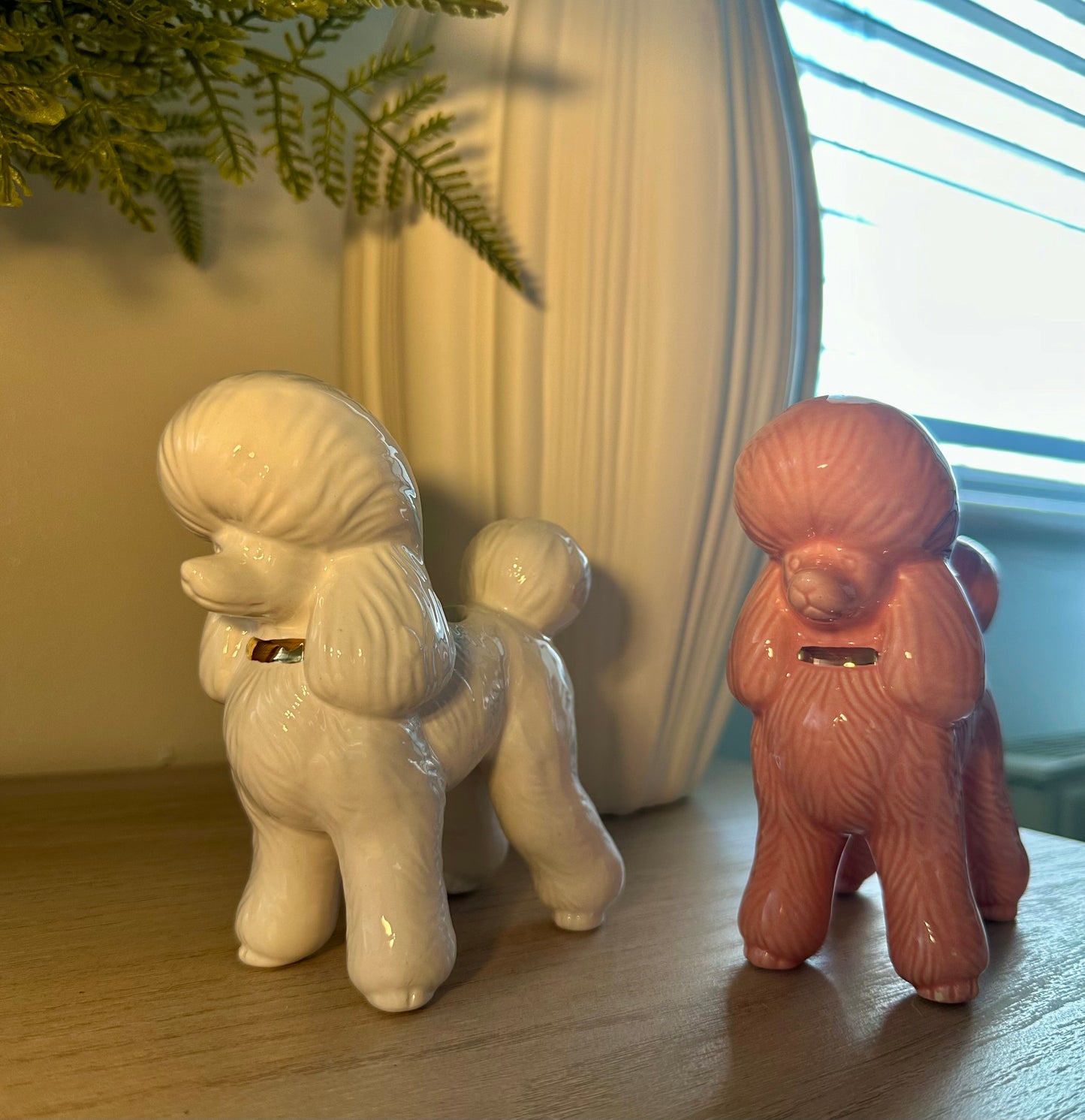 Poodle candle holders