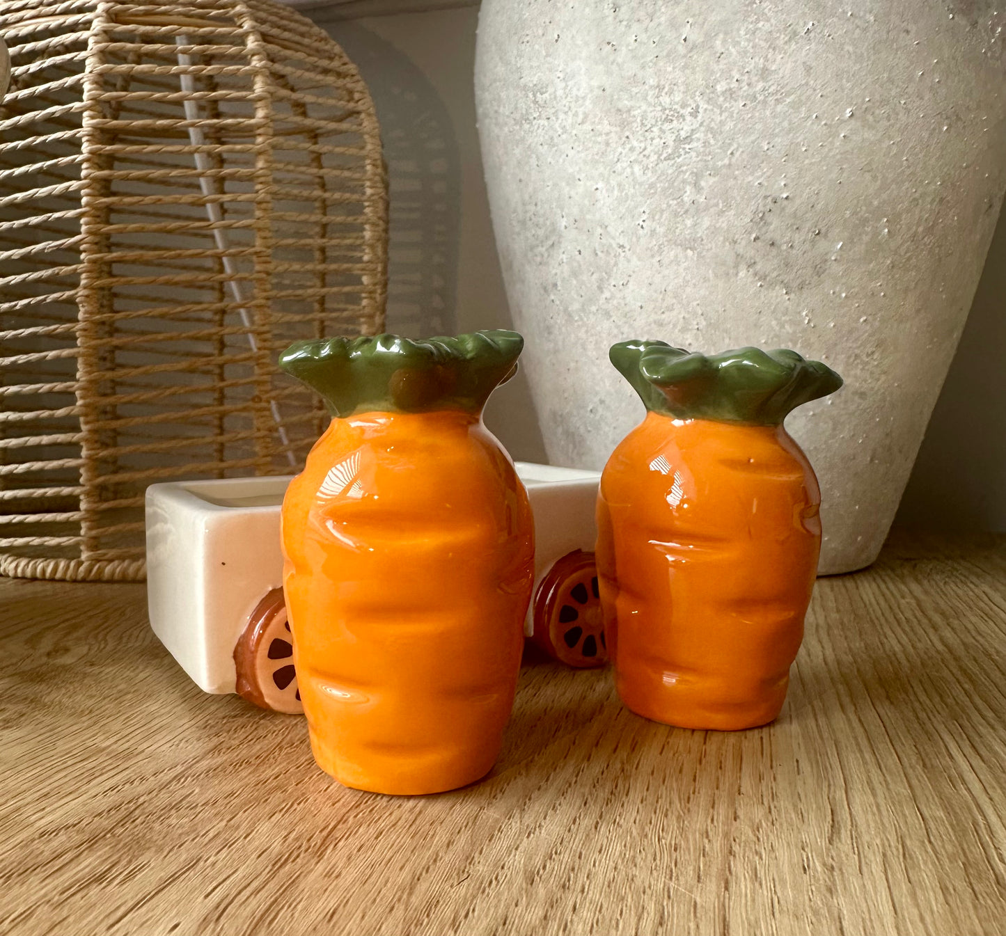 Carrot Salt and Pepper Shaker
