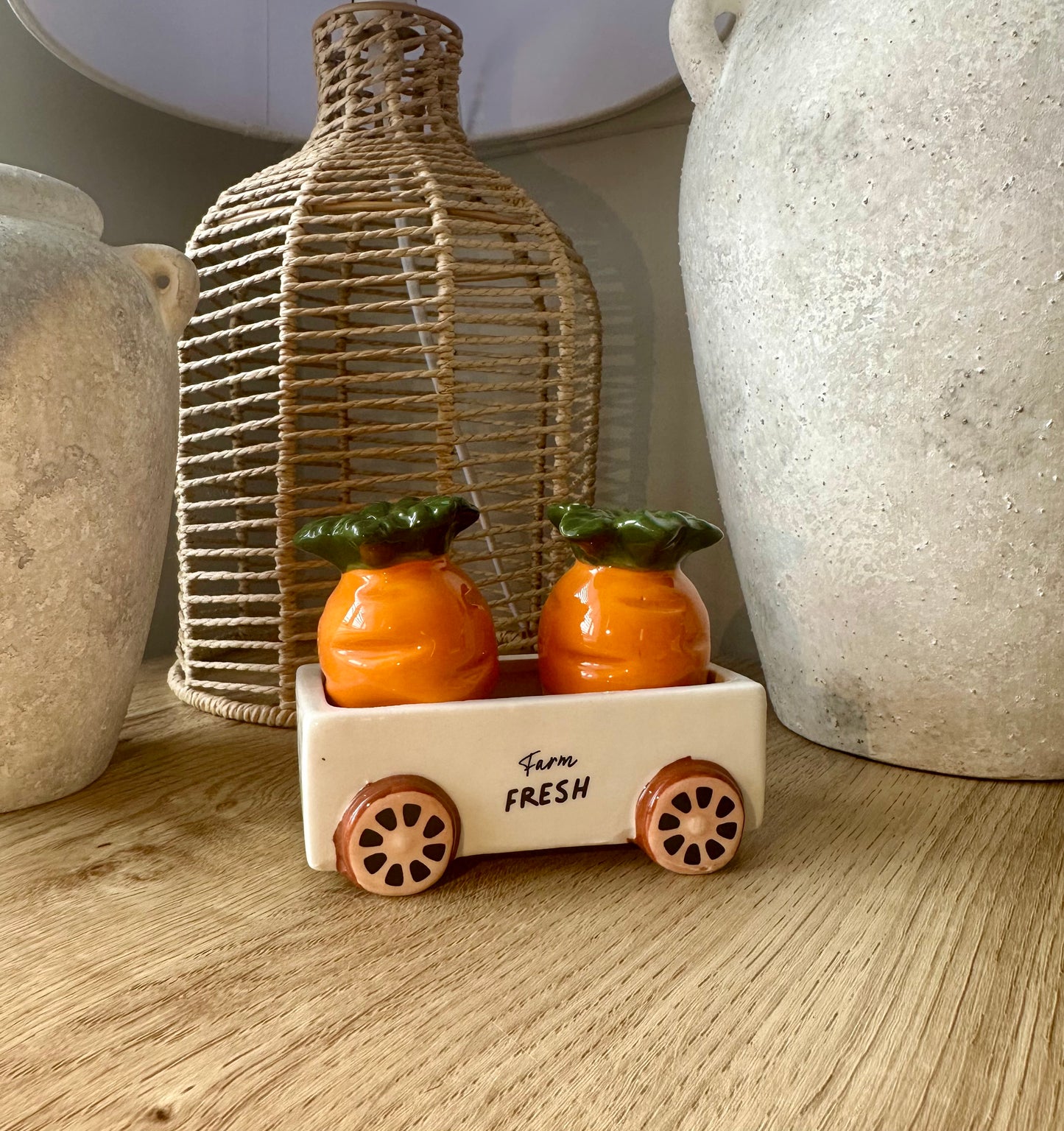 Carrot Salt and Pepper Shaker