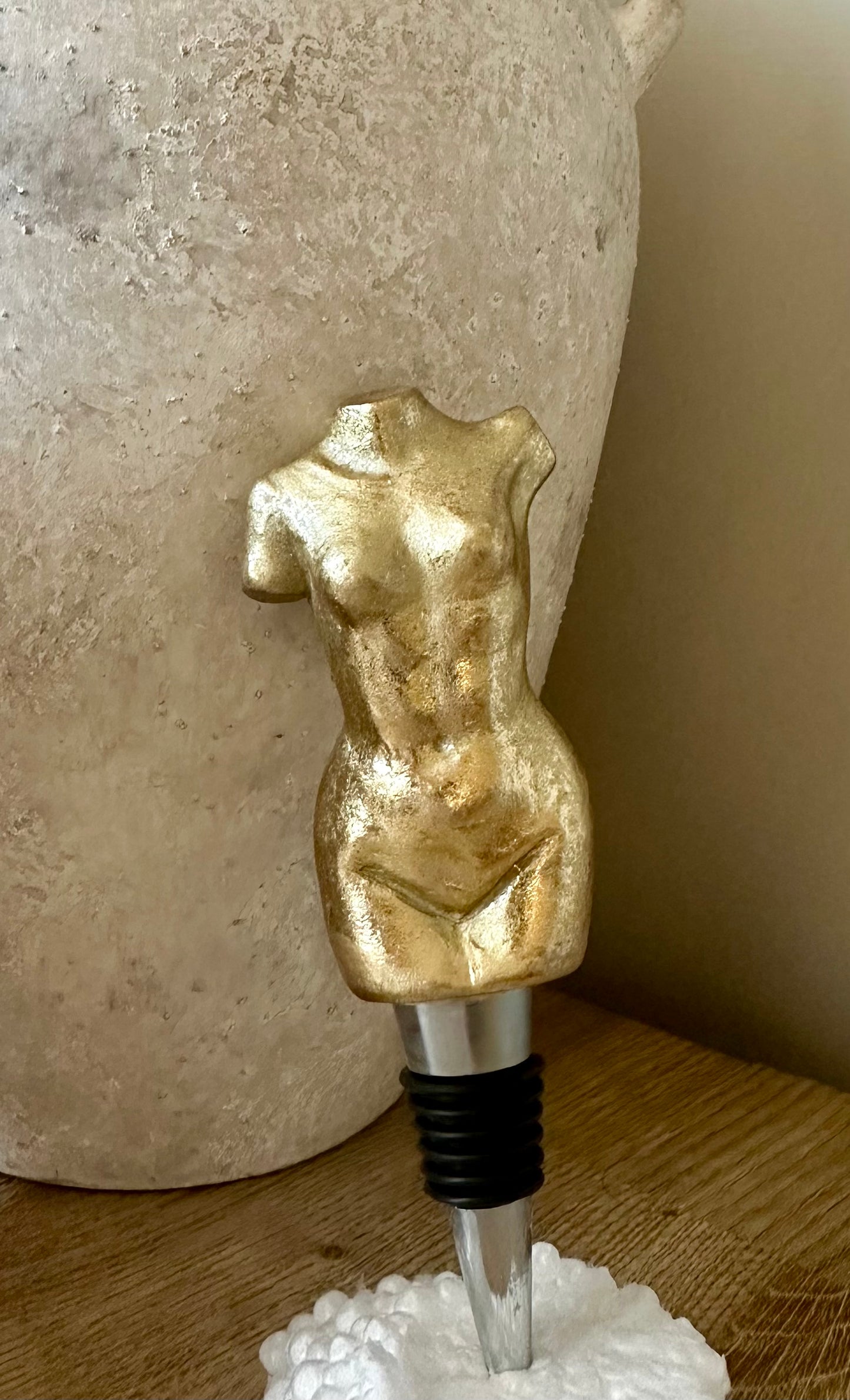 Torso Wine Bottle Stopper