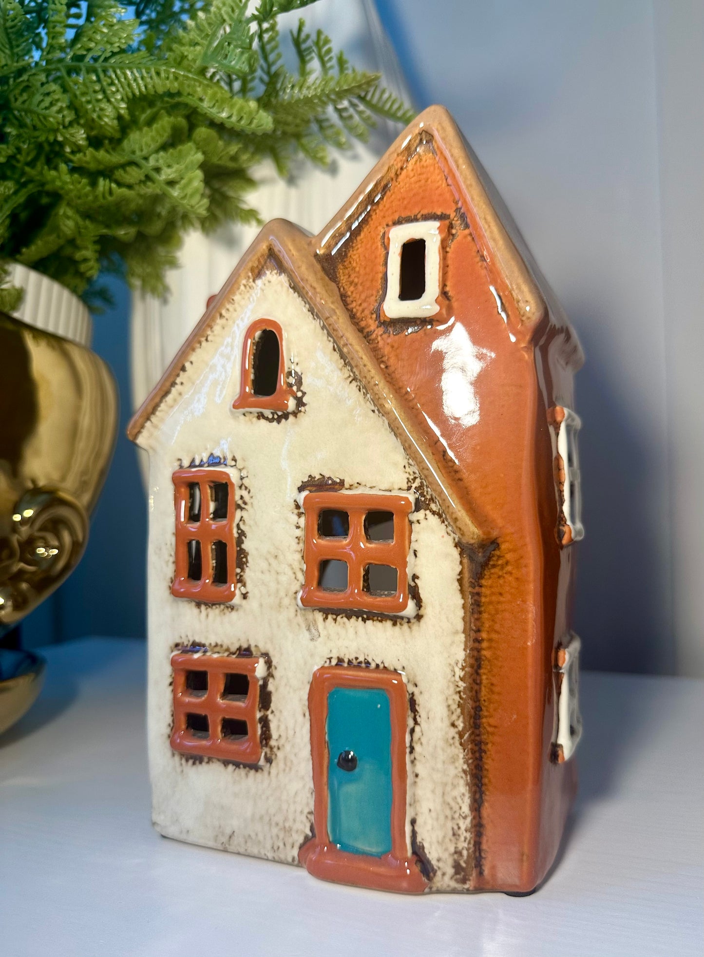 Neutral Duo Tealight House