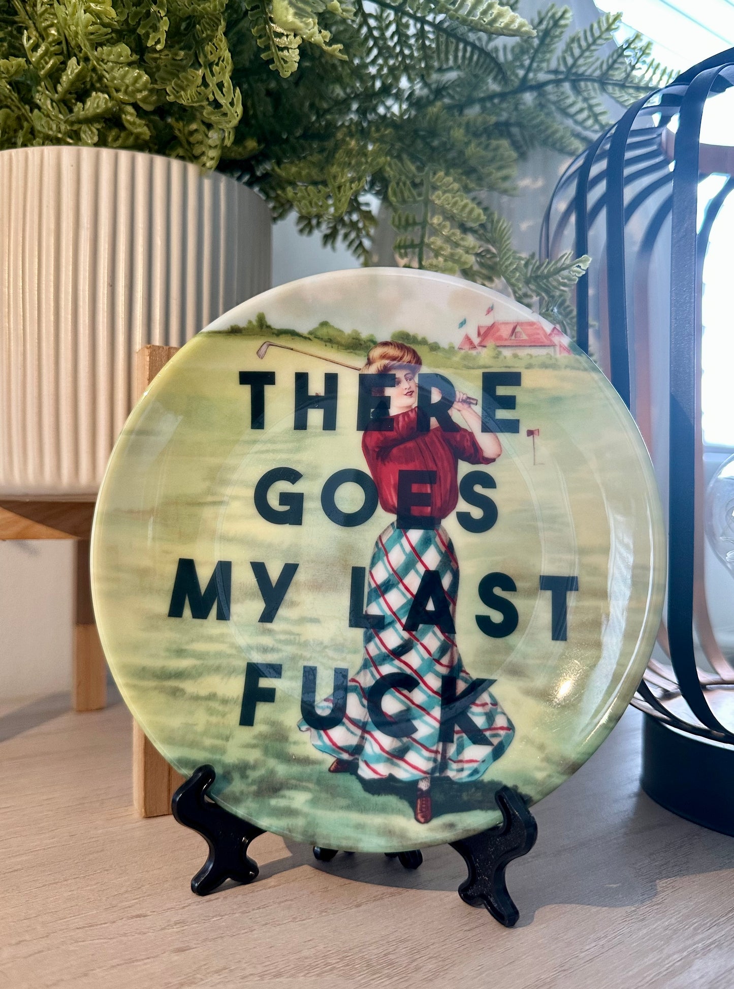 'There Goes' Ornamental Plate