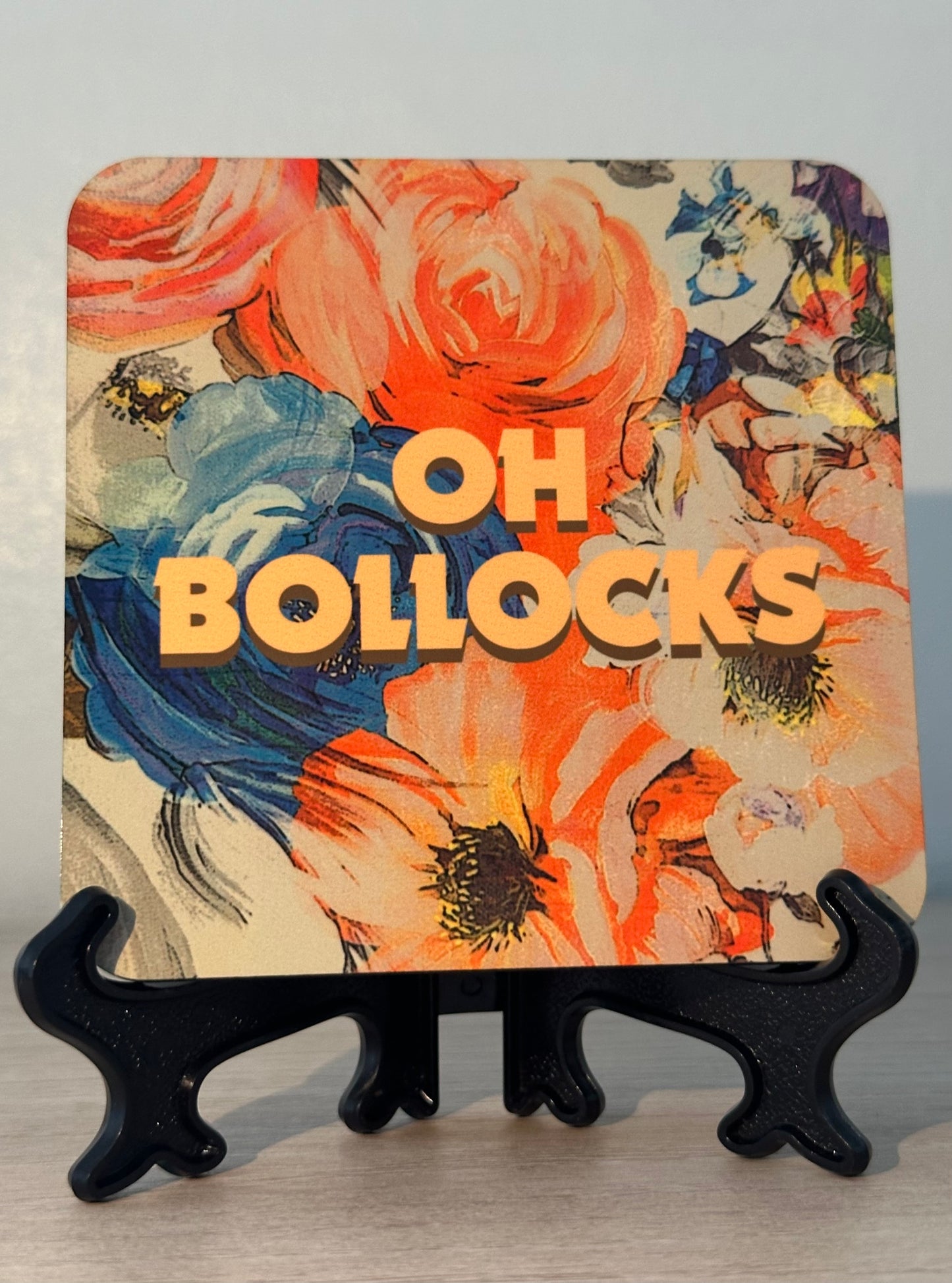 'Oh Bollocks' Cup Mat