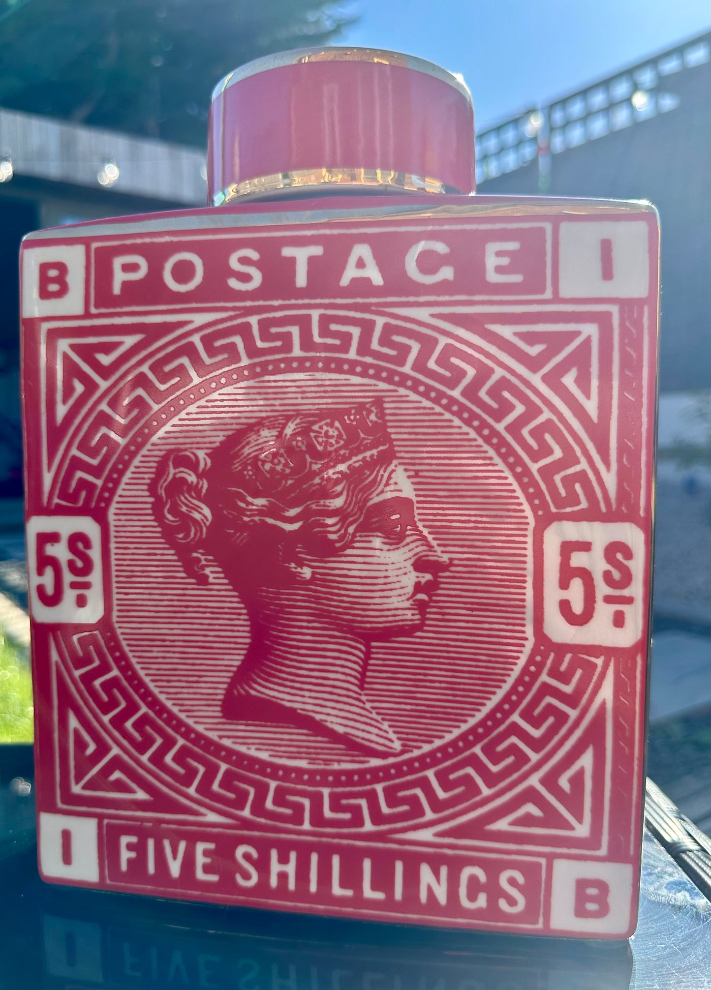 Stamp Storage Jar