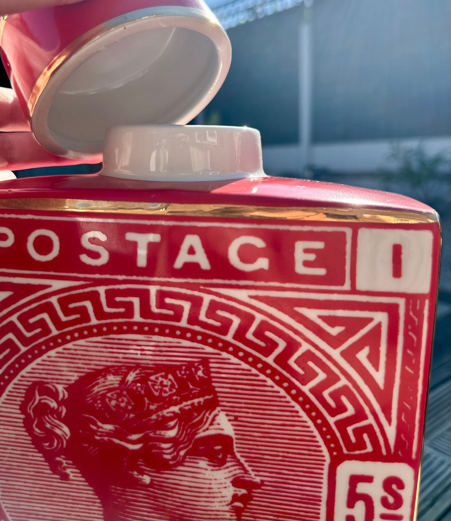 Stamp Storage Jar