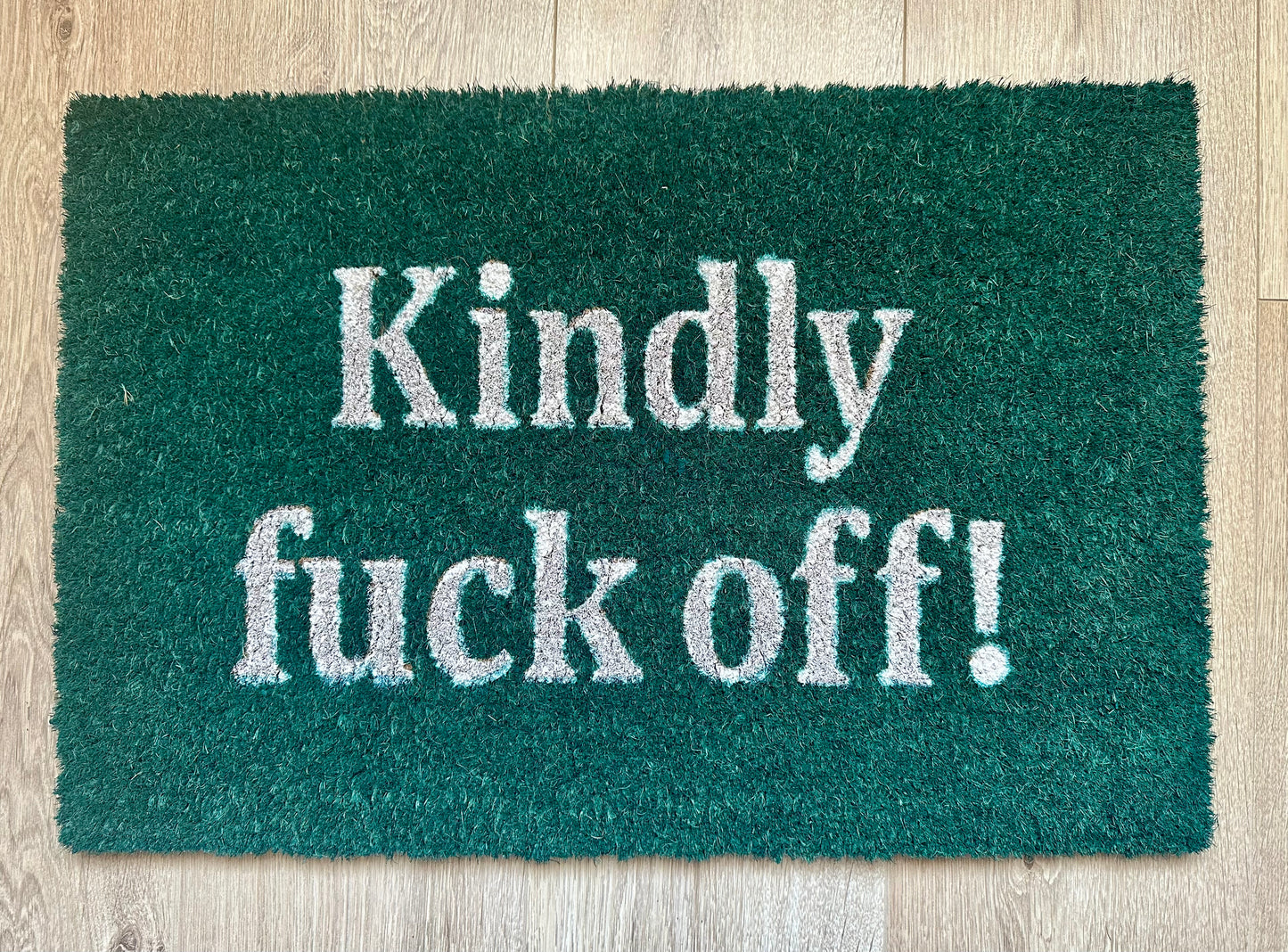 Kindly Fxck Off Mat