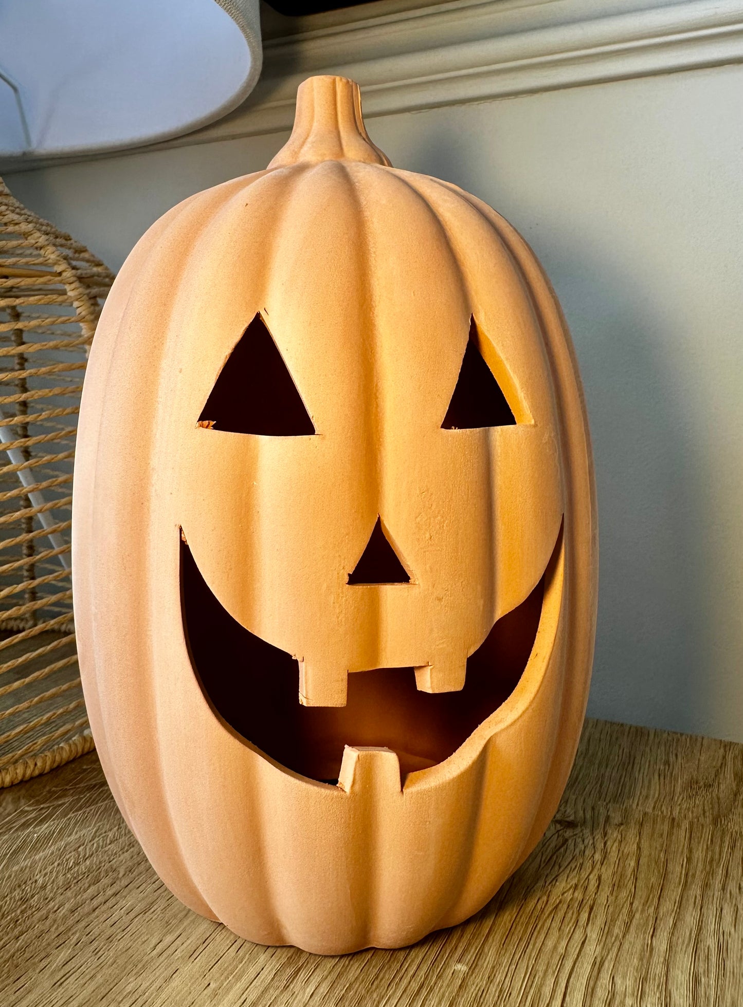 Large Ceramic Pumpkin