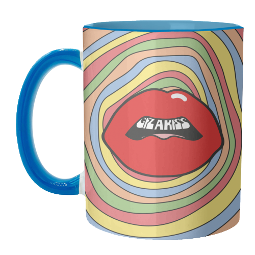 Mugs 'GIZ A KISS'