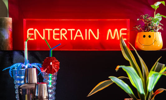 ENTERTAIN ME LED LIGHTBOX
