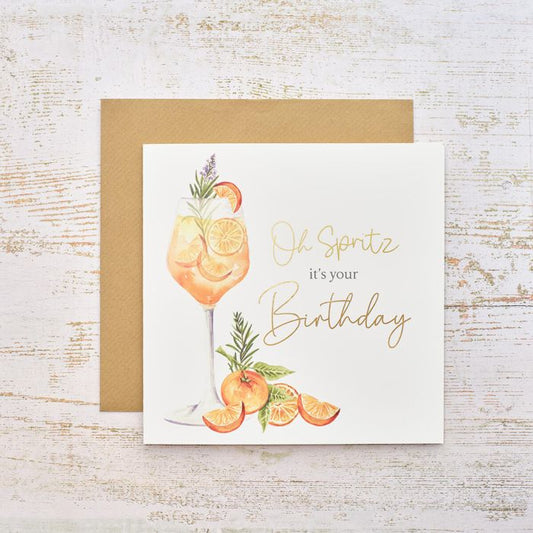 Spritz Birthday Card