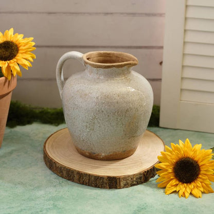 Antiqued Grey Jug/Vase