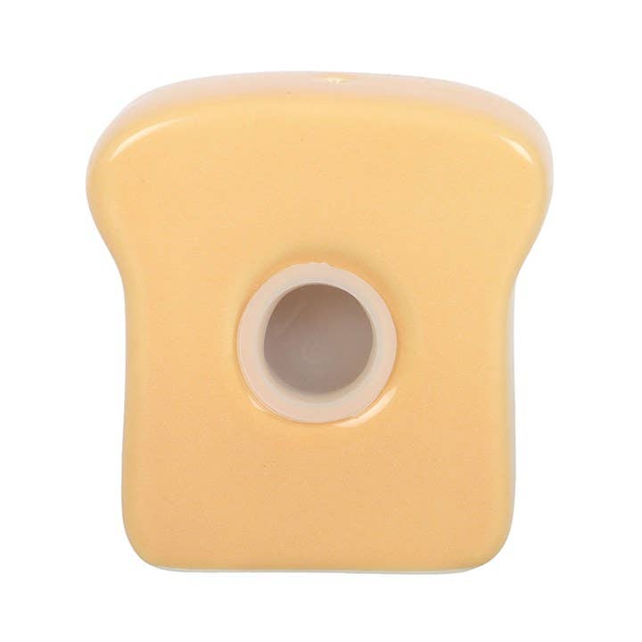 Toast Salt and Pepper Shakers in Toaster Holder