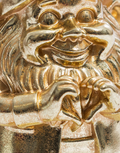 Gold "Heart Hands" Gnome Figure