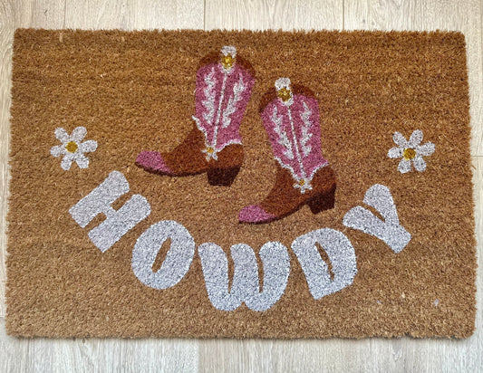 Howdy Door Mat
