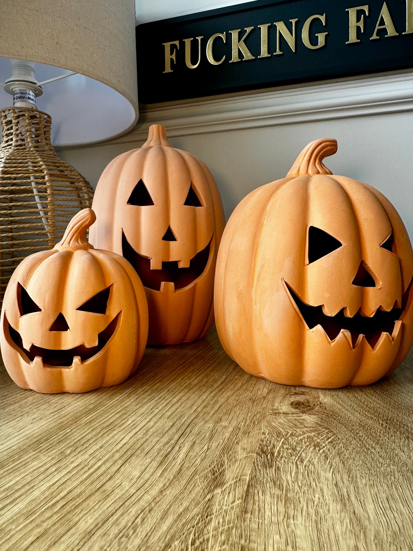 Ceramic Pumpkin Set