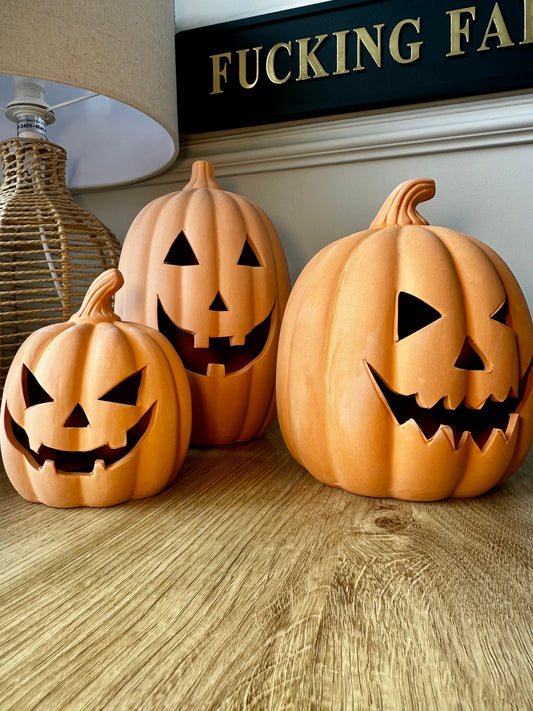 Ceramic Pumpkin Set