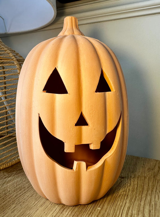 Large Ceramic Pumpkin