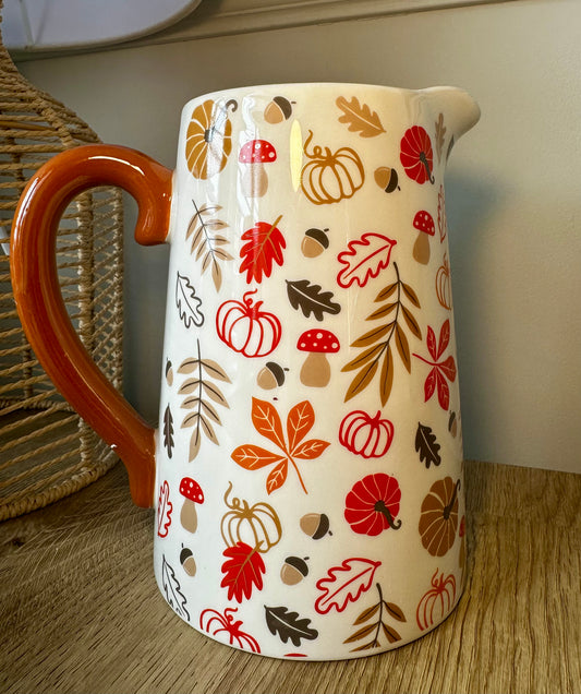 Autumn Print Jug
