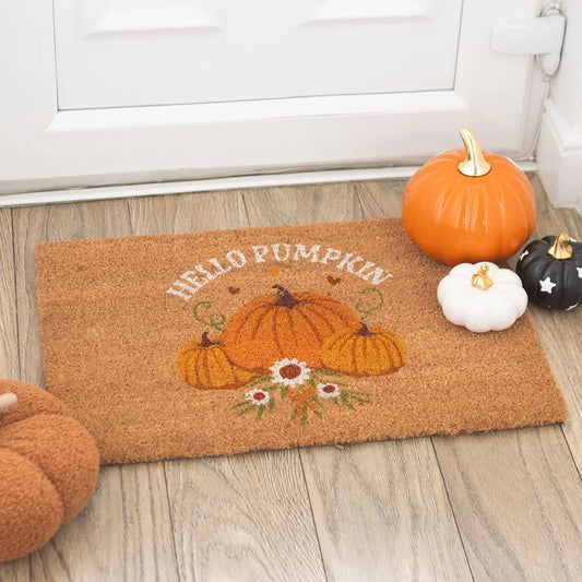 Hello Pumpkin Doormat